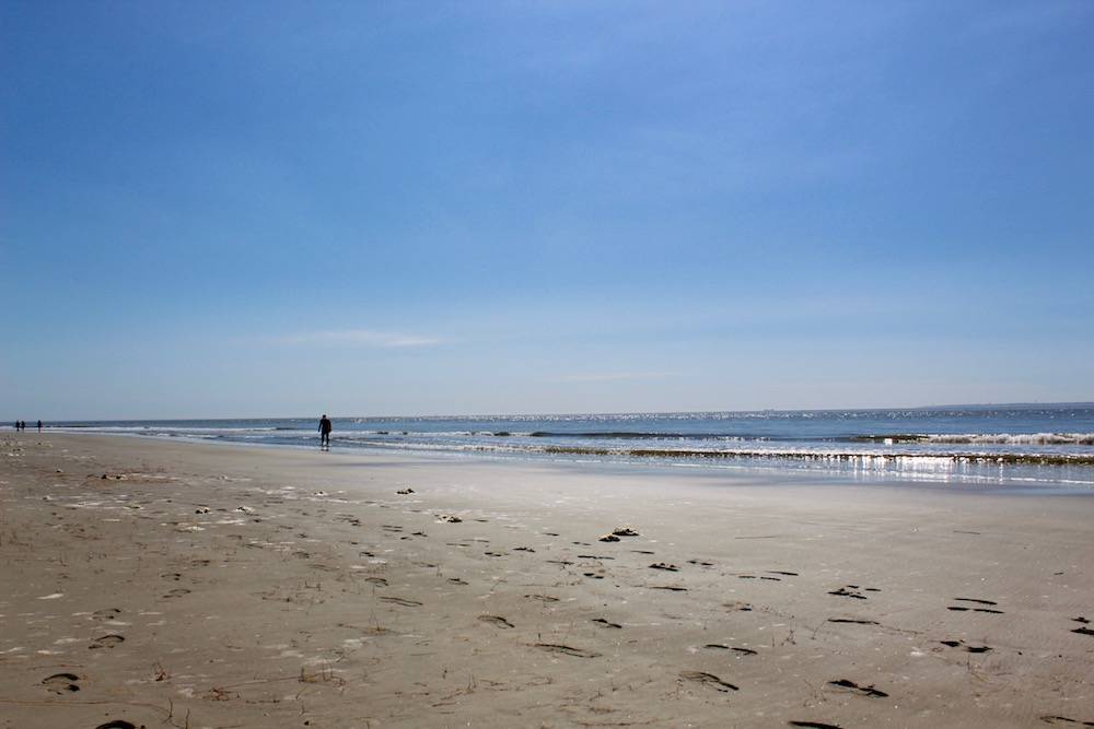 Beach on the Calibogue Sound within Steps of the Villa