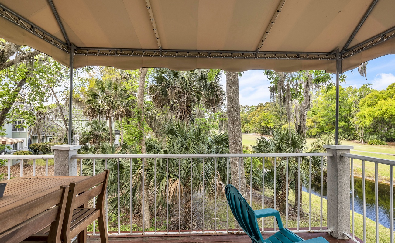 Private Balcony with Golf Course Views
