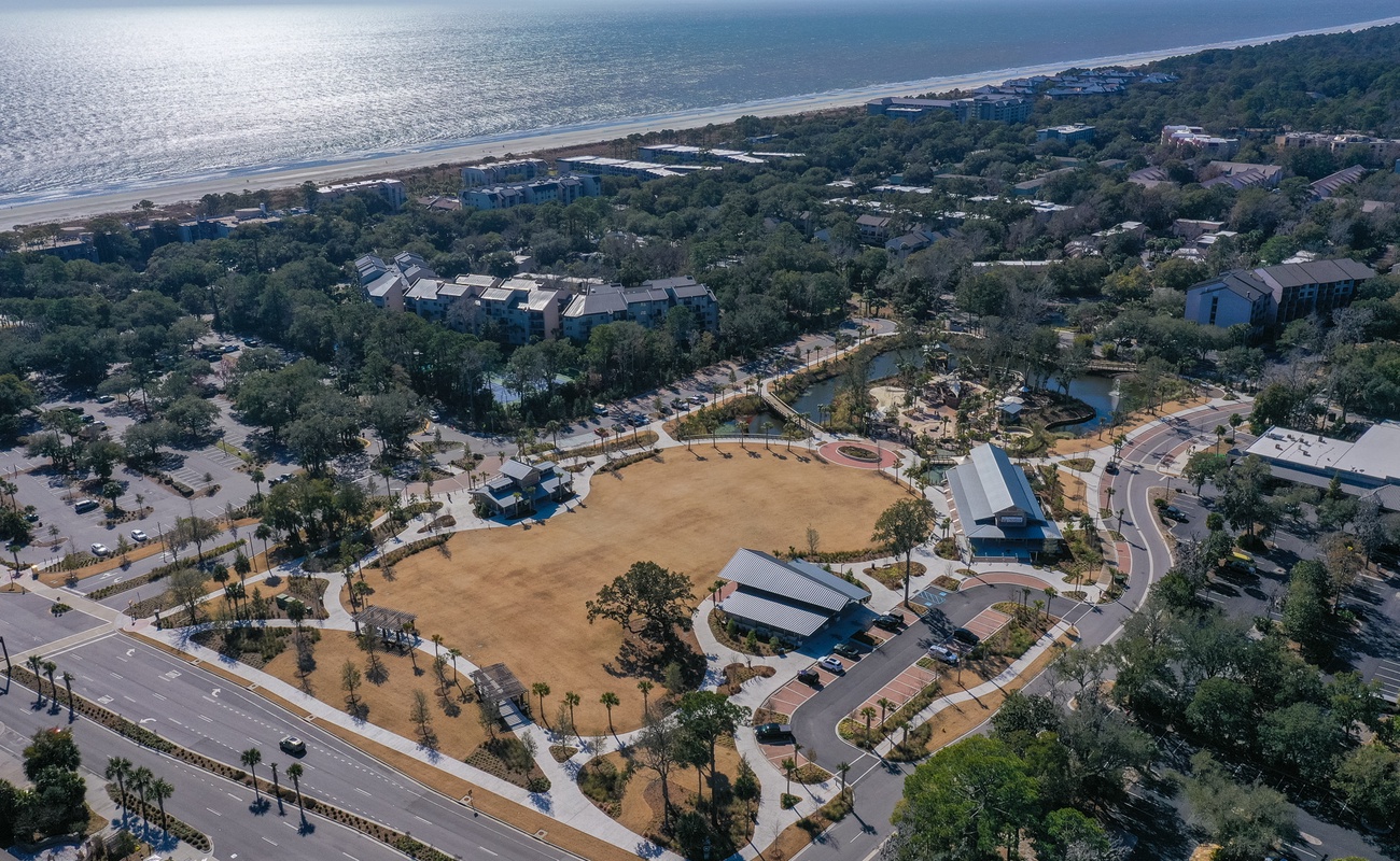 Aerial View of Celebration Park within a 2 Minute Walk