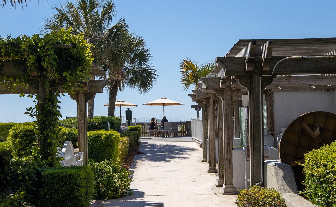 SeaCrest Outdoor Lounge and Bar Area