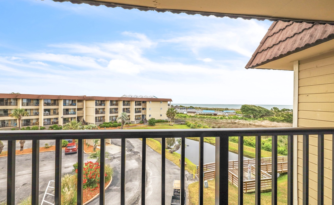 Private Balcony with Views of Pool and Ocean