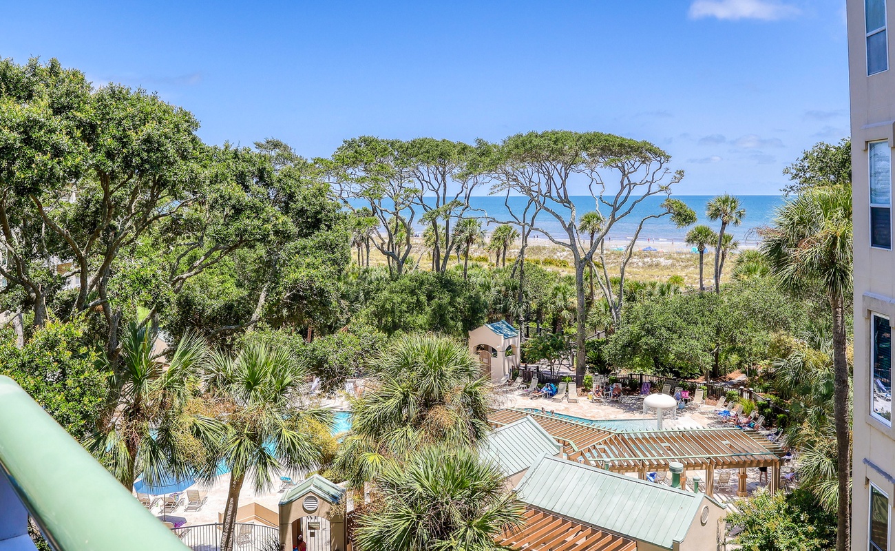 Ocean and Pool View Balcony
