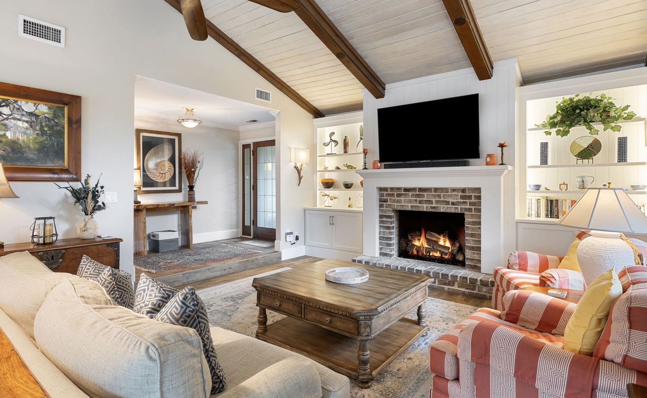 Main Living Space off Dining Room and Kitchen