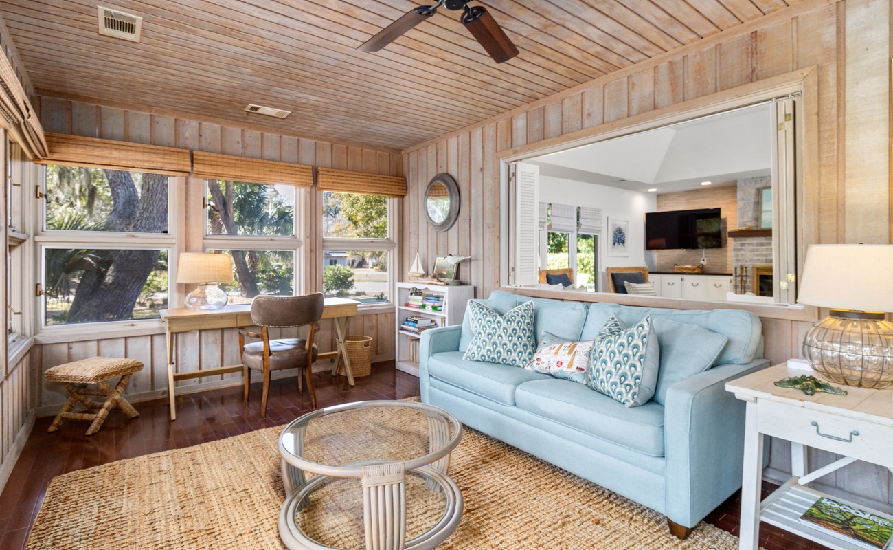 Living Area with Screened-In Large Porch