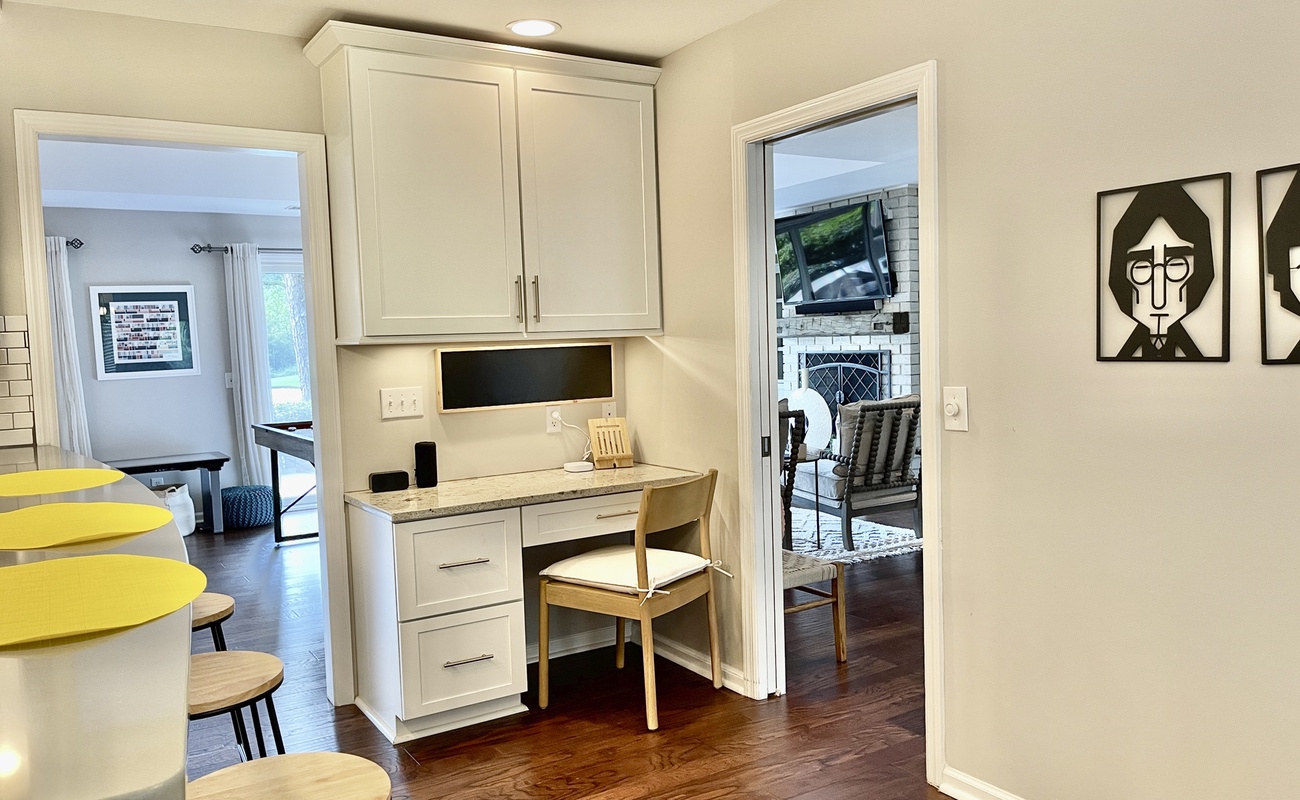 Work Space in Kitchen