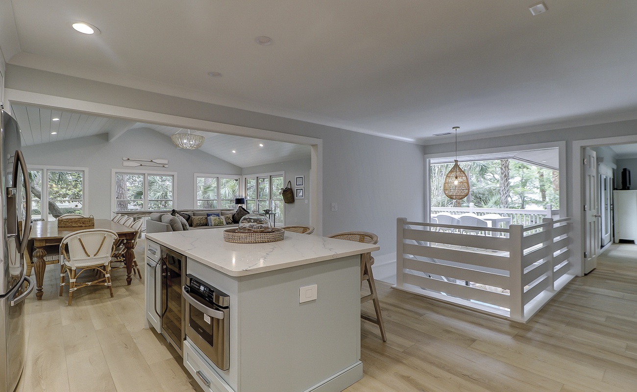 2nd Level Kitchen and Island