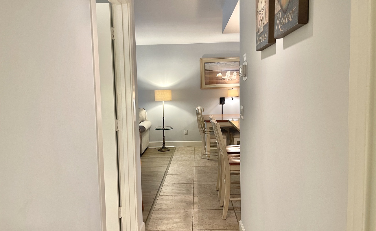 Hall from Bedroom to Living/Dining Area