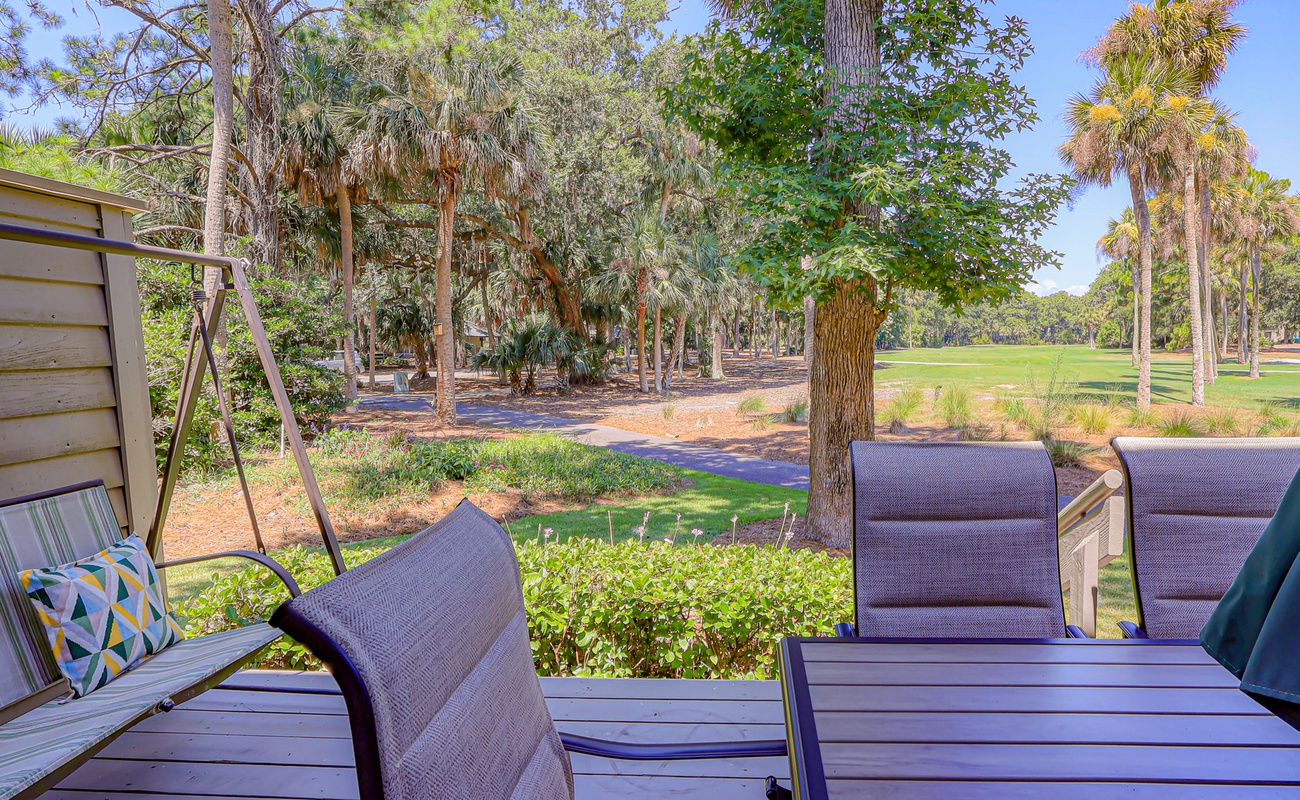 Deck with Golf Course Views