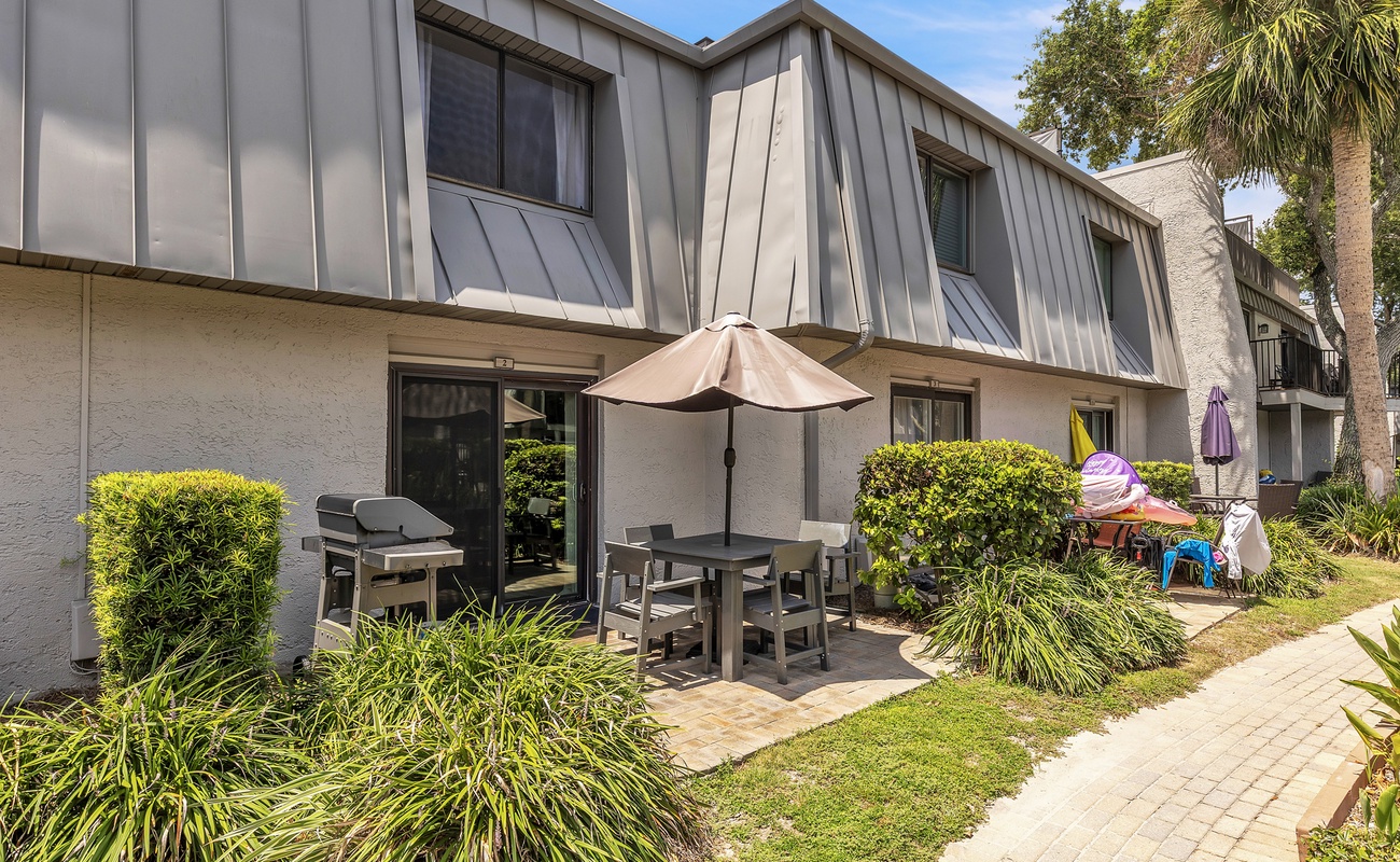 Private Patio with Grill near Community Pool