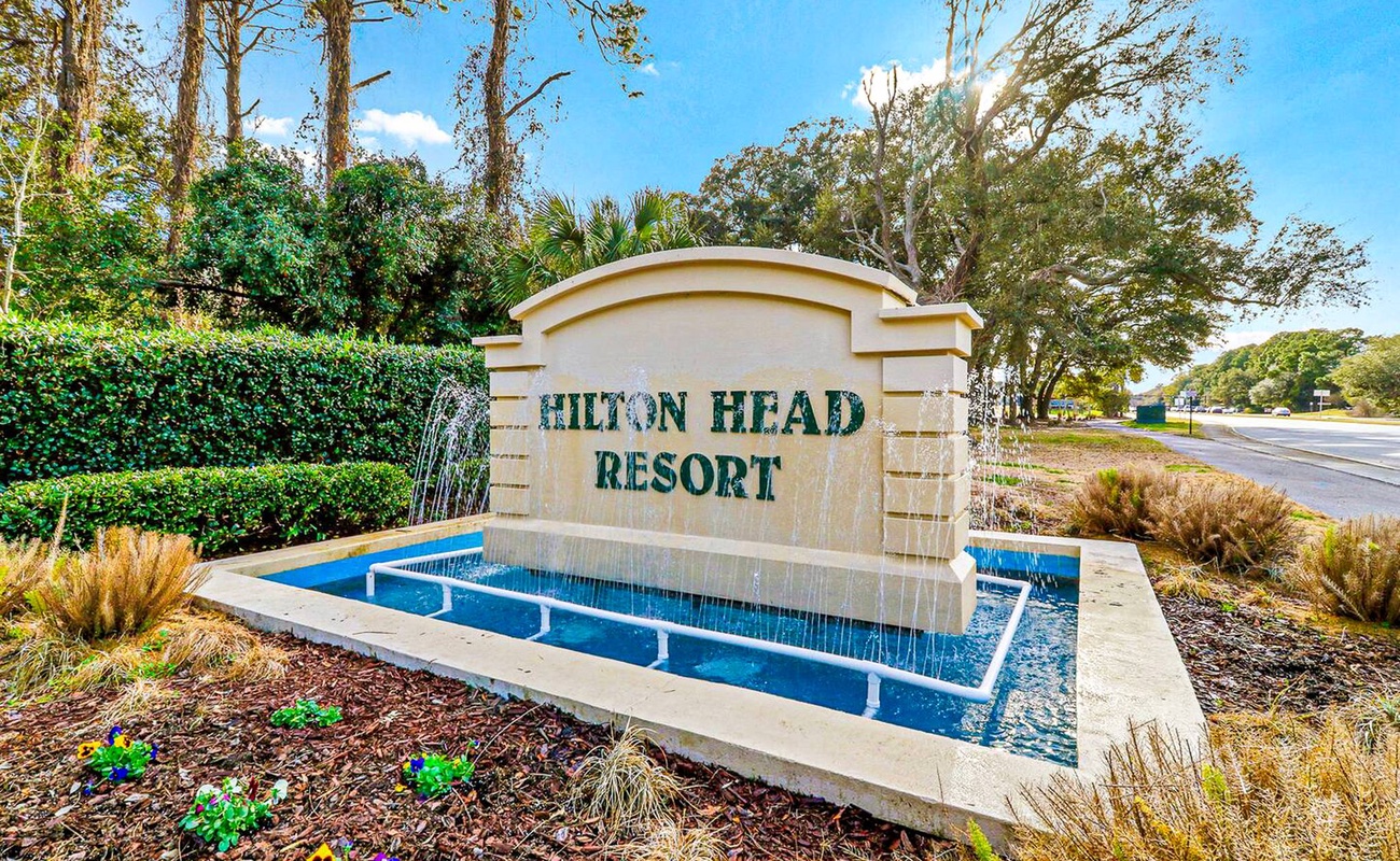 Hilton Head Resort Entrance