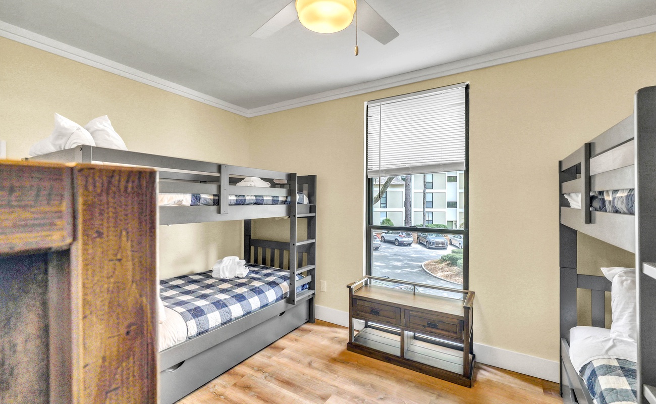 Guest Bedroom with Double Twin Bunk Beds (2nd Floor)