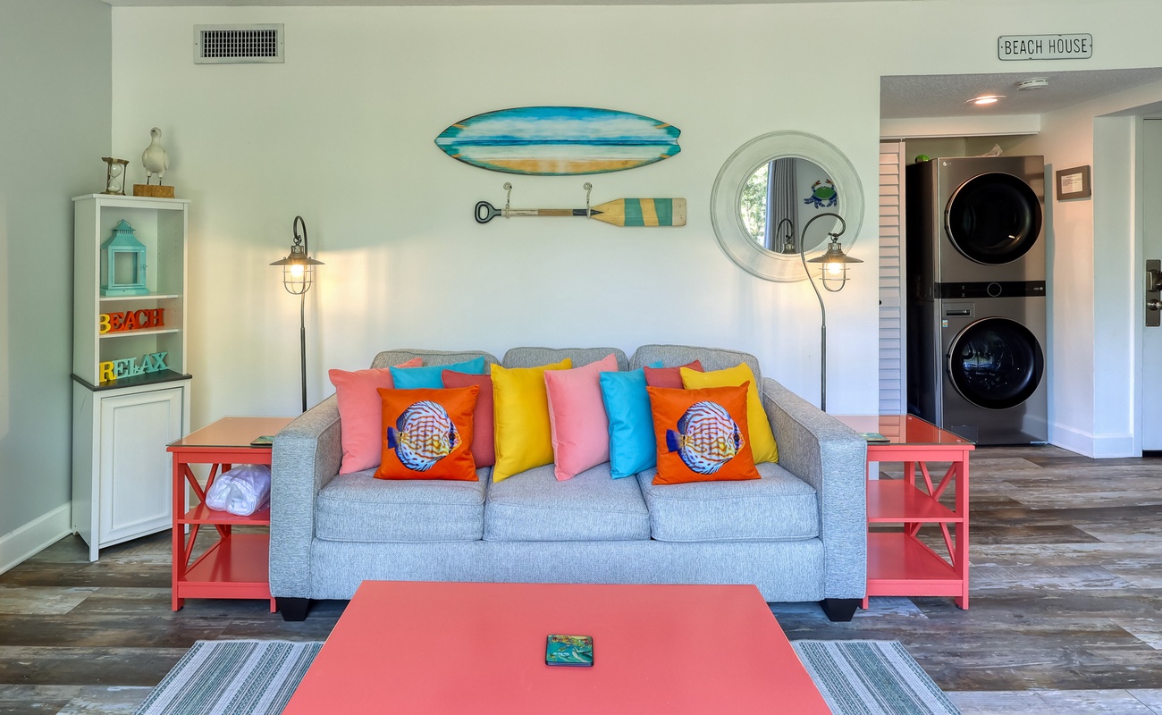 Open Living Area with Balcony