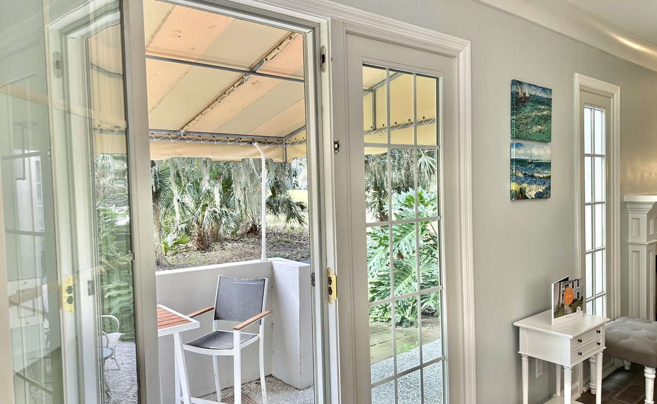 Patio from Dining Area