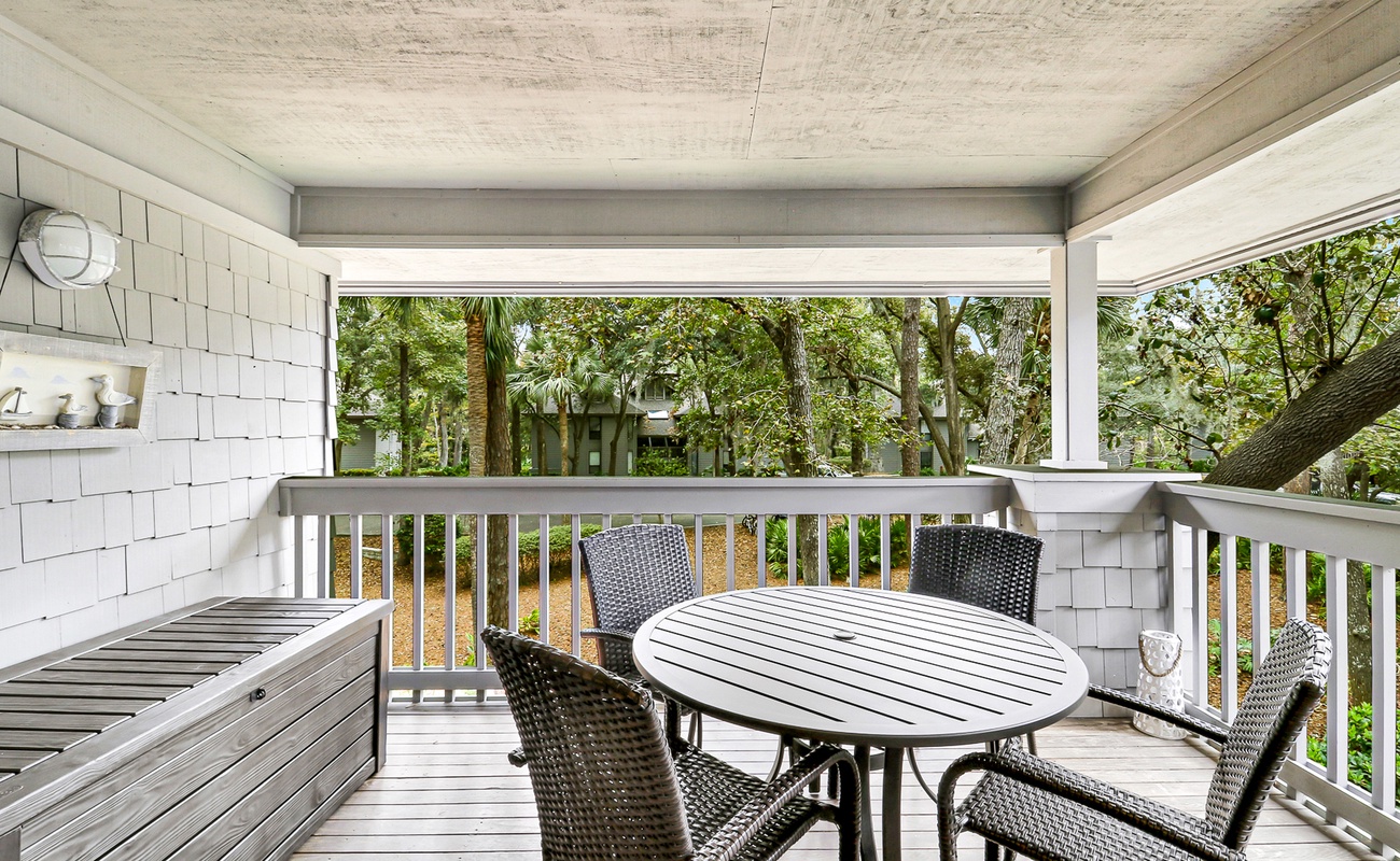 Private Balcony with View of Pool