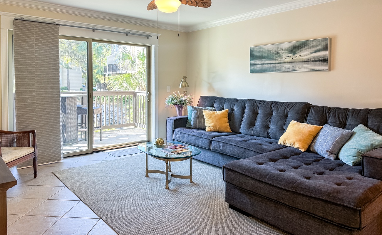 Living Area with Balcony