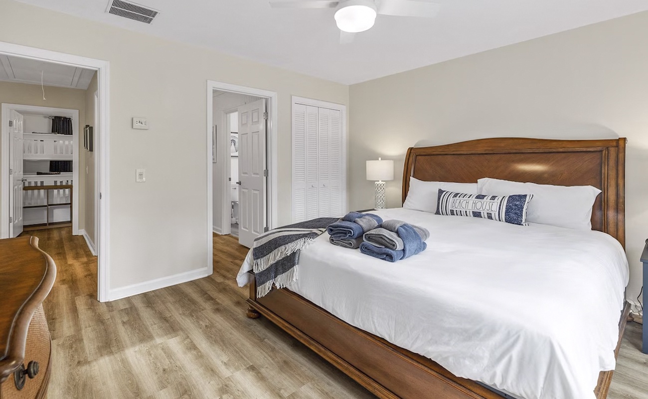 Guest Bedroom with King Bed