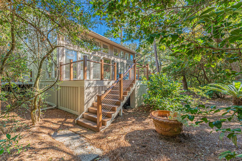 Private Deck Leading to Beach Path