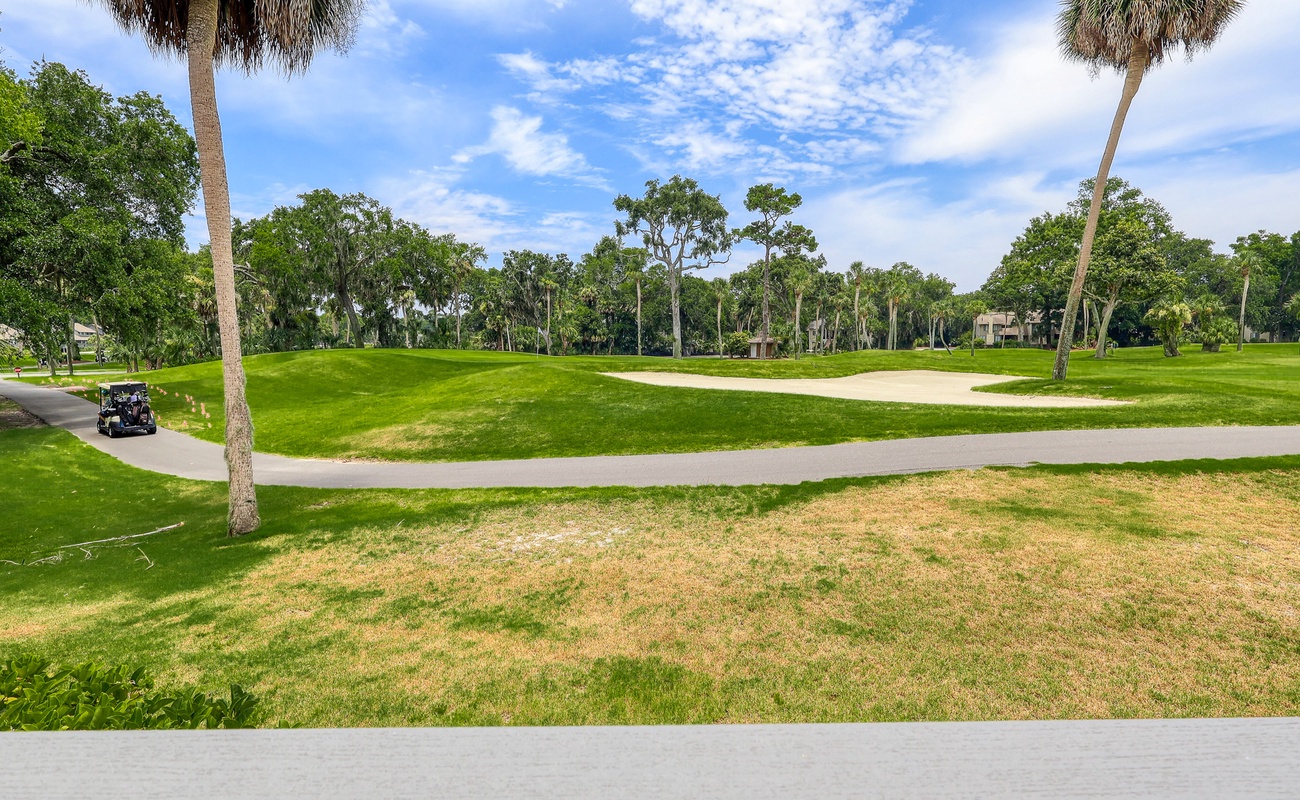 Patio with Golf Course Views