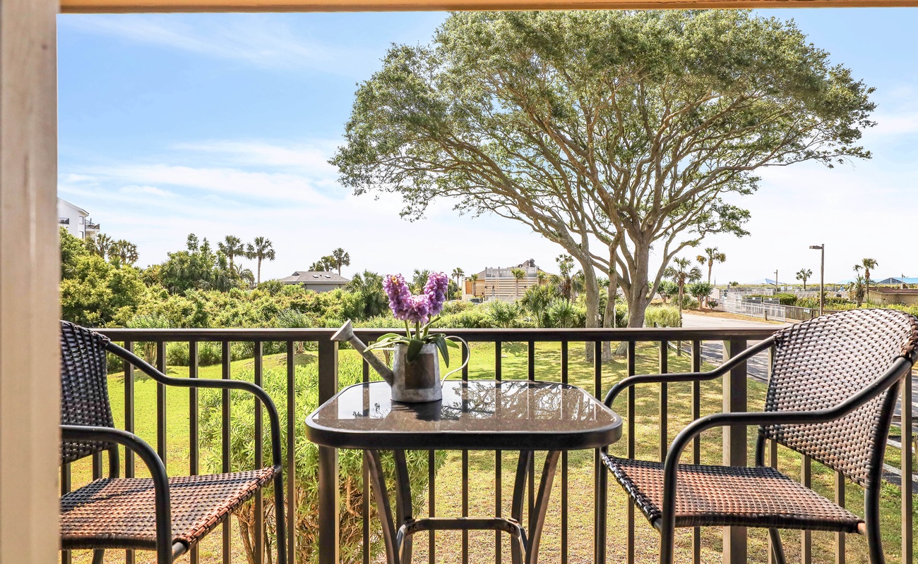 Private Patio with Ocean View!