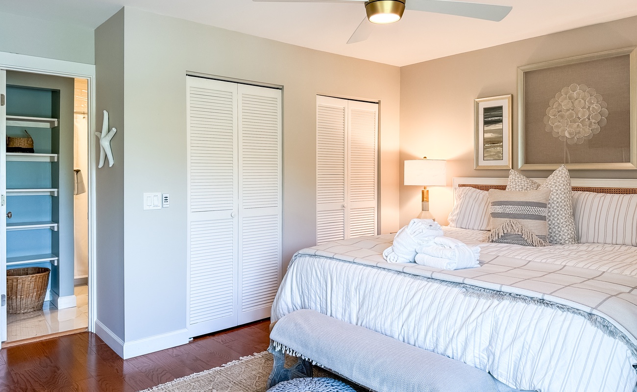 Primary Suite with Balcony & Lagoon Views