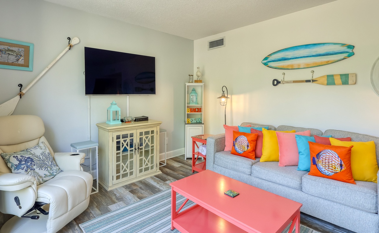 Open Living Area with Balcony