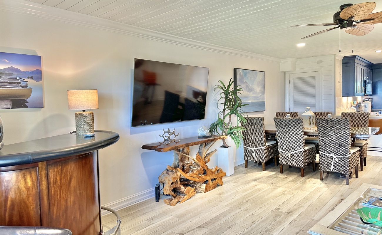 Bar~ Living and Dining Area