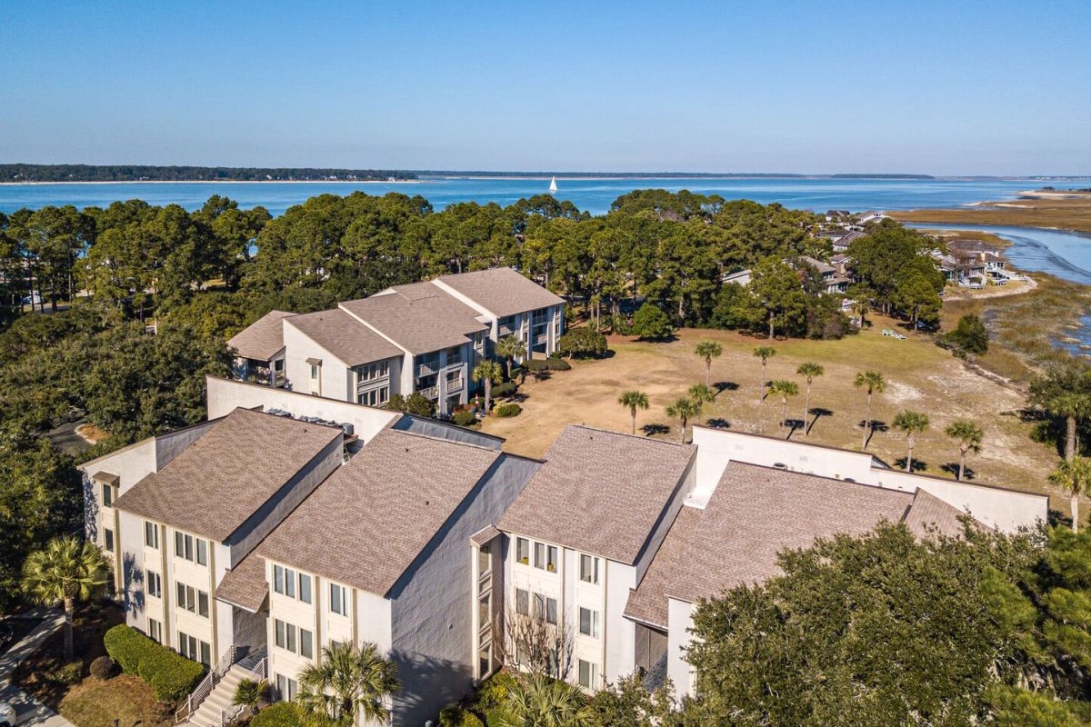 Aerial View of Bluff Villas