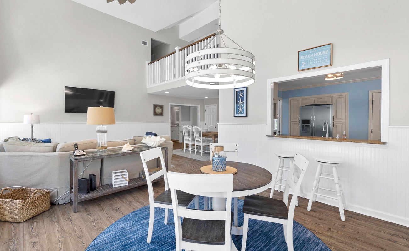 Game Table in Living Room