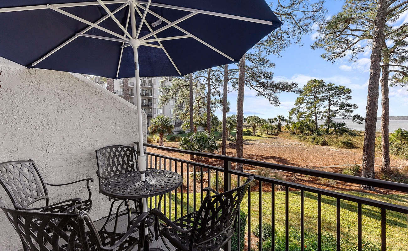 Balcony Off of Living Area with Beach Views