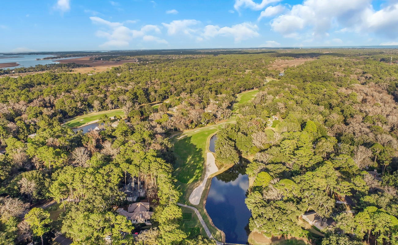 Aerial view of prime location spot!