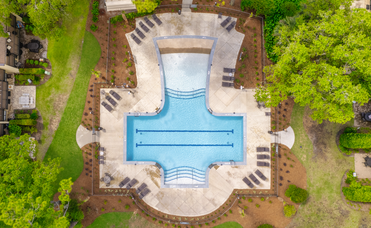 Aerial of Community Pool