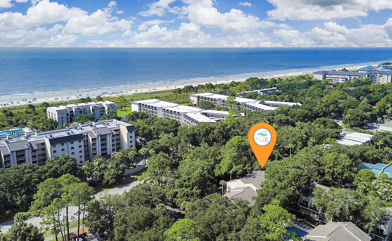 Aerial of Tanglewood Villas
