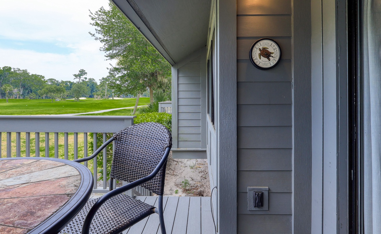 Patio with Golf Course Views