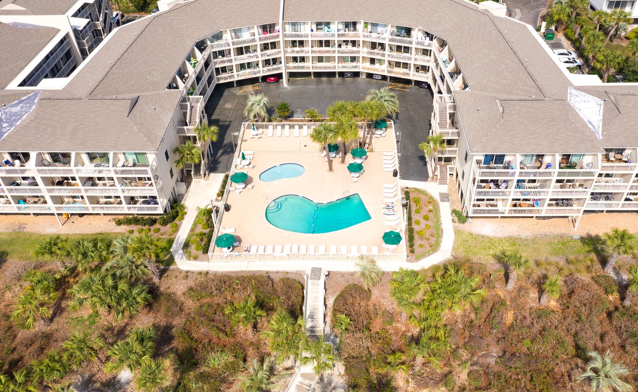 Aerial View of Breakers Ocean Front Villas