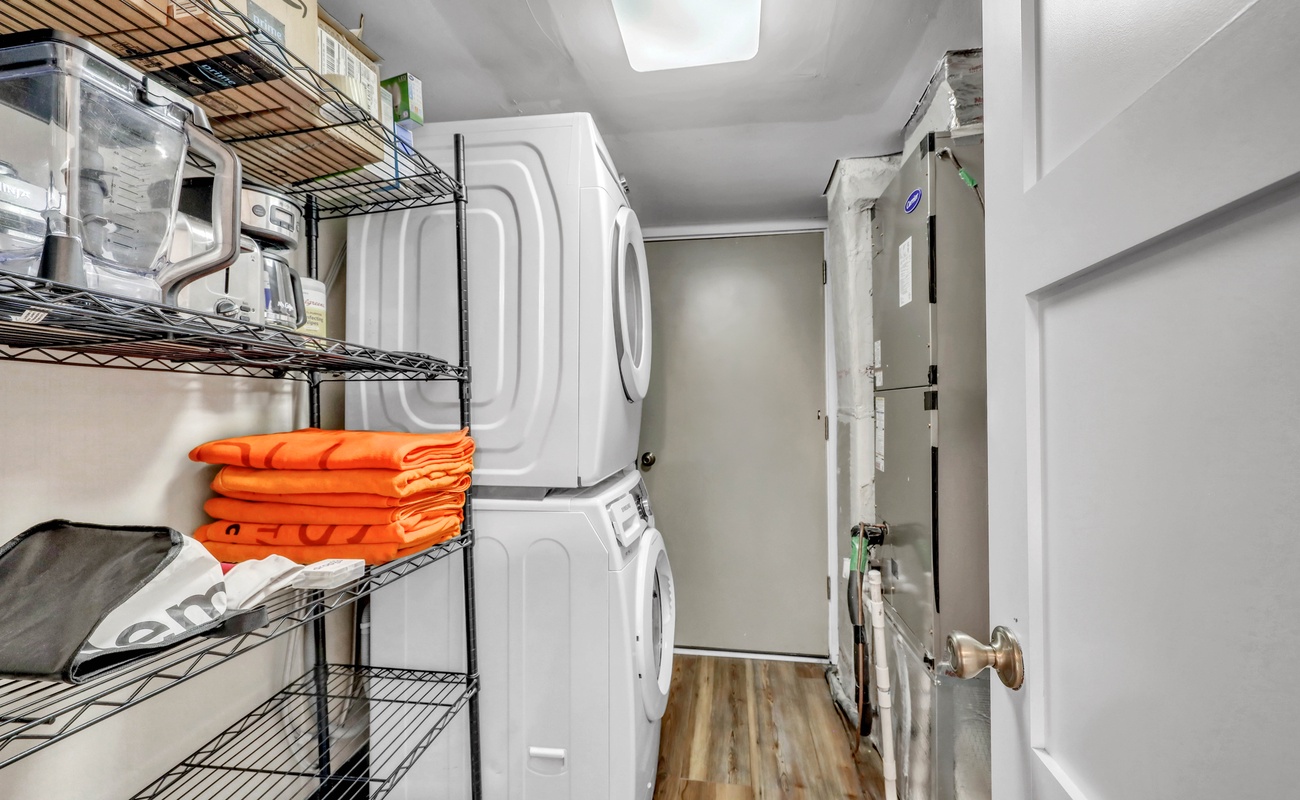 Laundry Closet off Kitchen