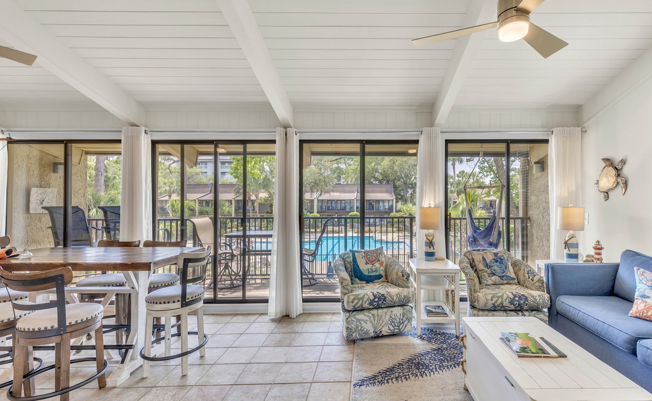 Open Living Space on Top Level