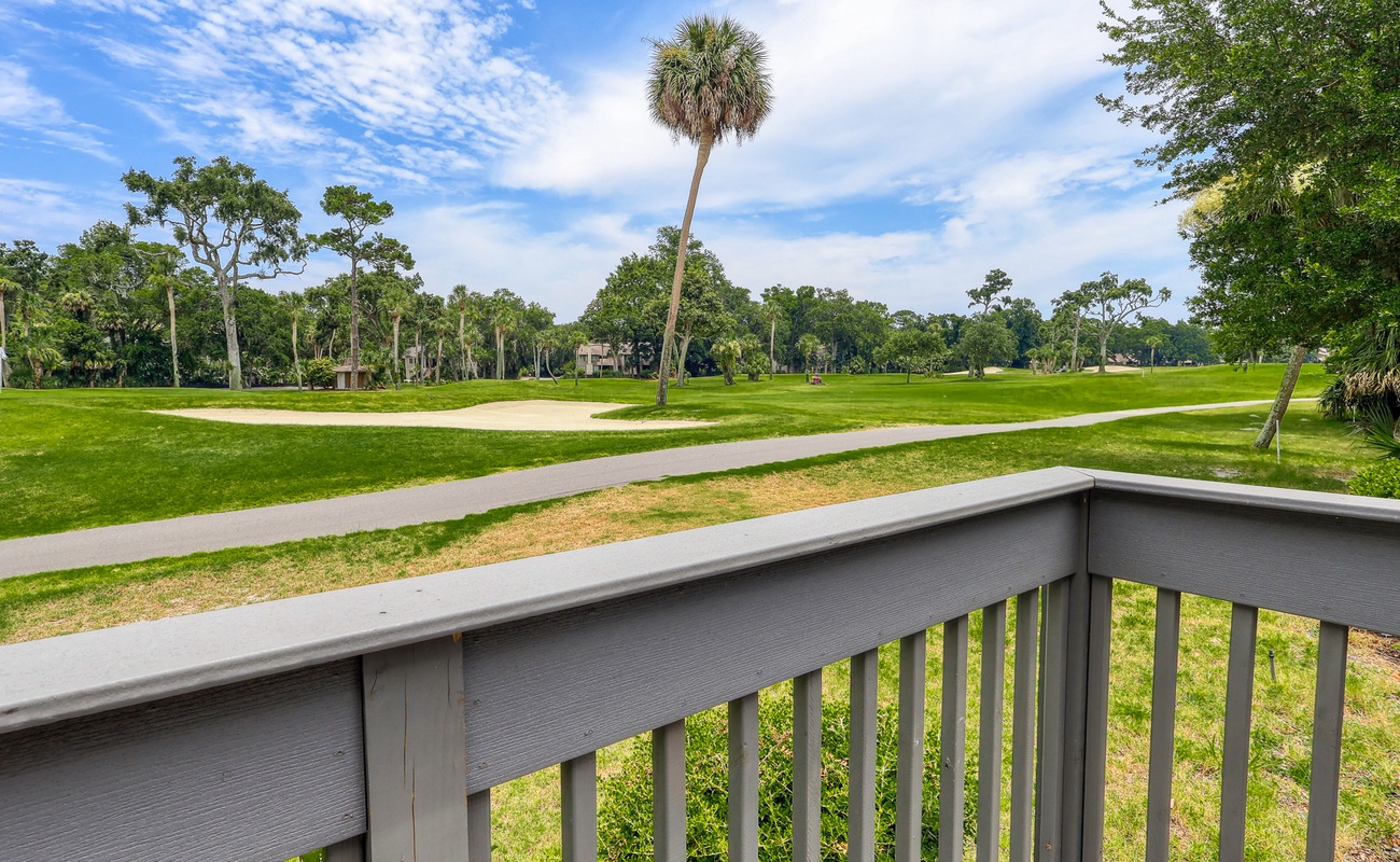 Patio with Golf Course Views