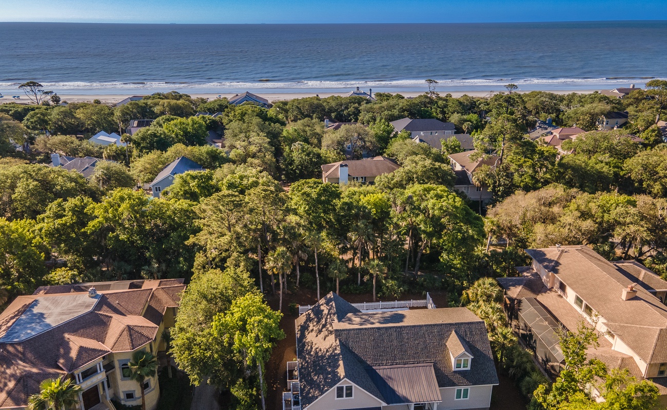 Aerial Shot Above Evian Community