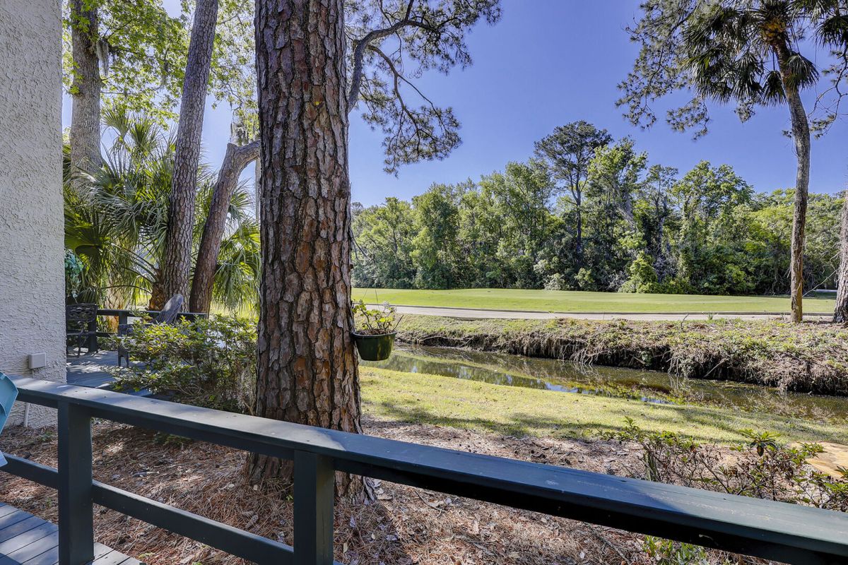 Back Deck View of Lagoon and Golf Course