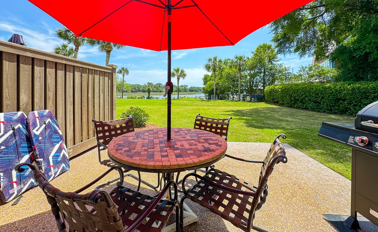 Patio with Braddock Cove Views
