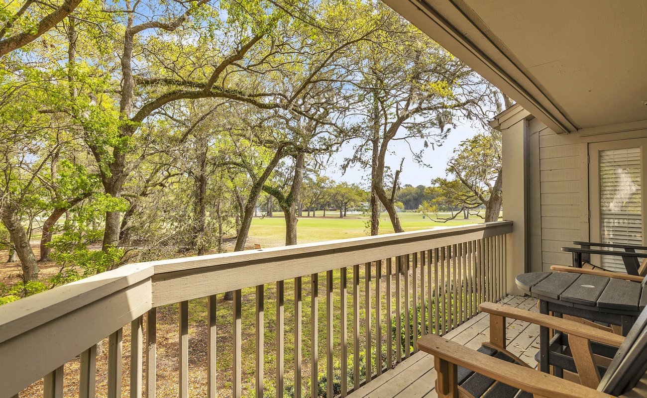 Private Balcony with Golf Course Views
