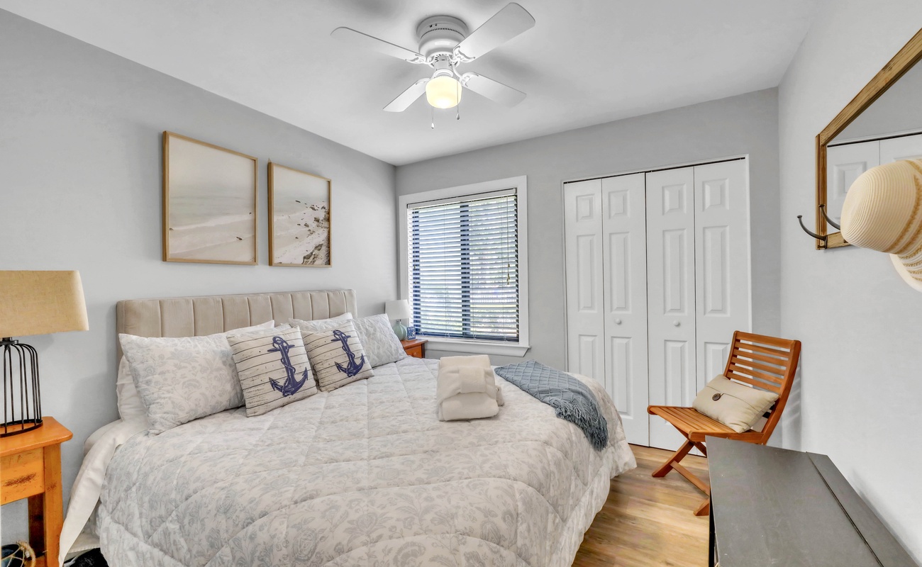 Guest Bedroom with King Bed