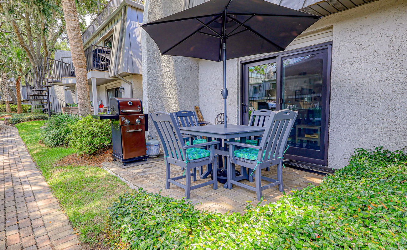 Patio with Grill and Pool Access