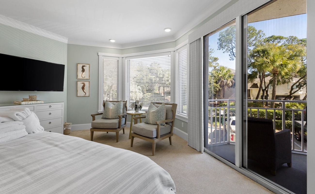 Primary Suite with Balcony (Right Side of Villa)