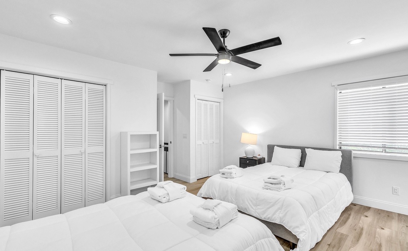 Guest Bedroom with Queen Beds
