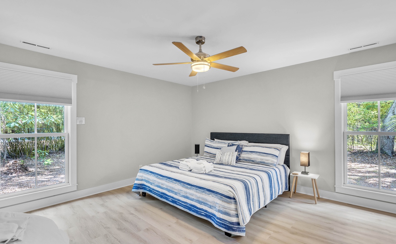 Primary Bedroom with King Bed and En-Suite Bathroom
