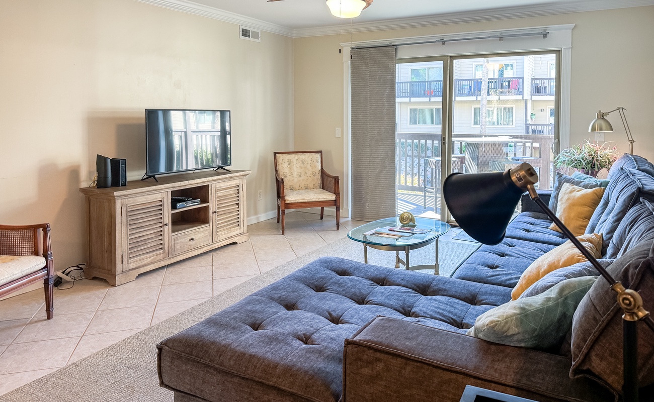 Living Area with Balcony