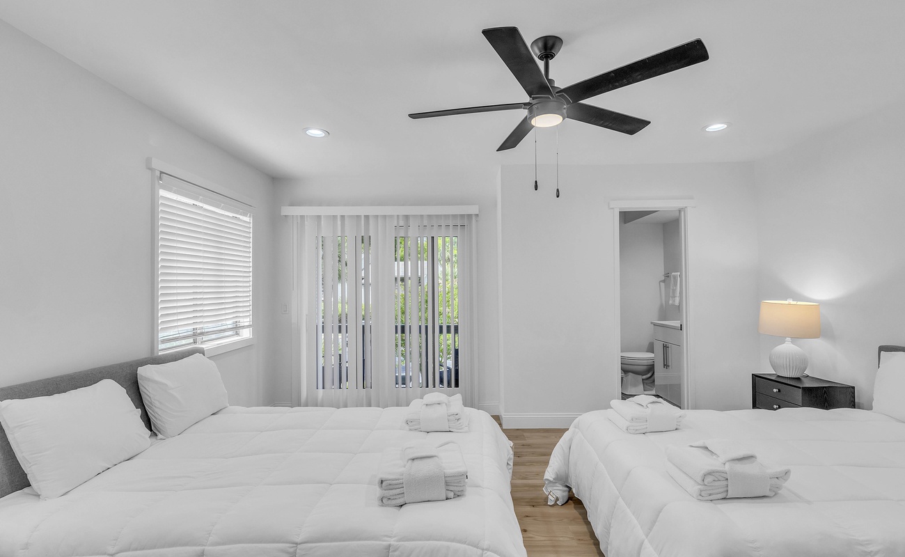 Guest Bedroom with Queen Beds