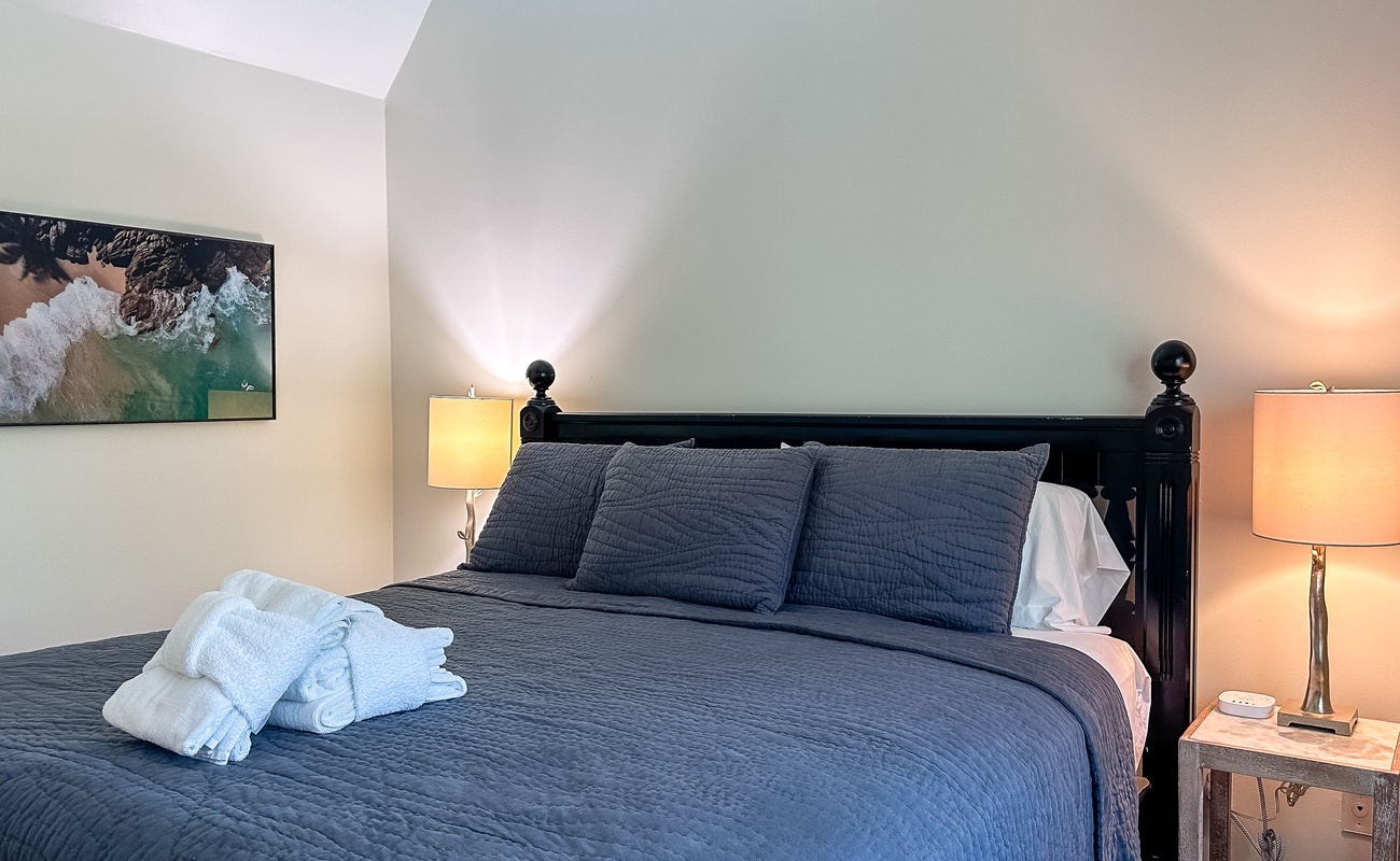 Primary Bedroom with Pool View