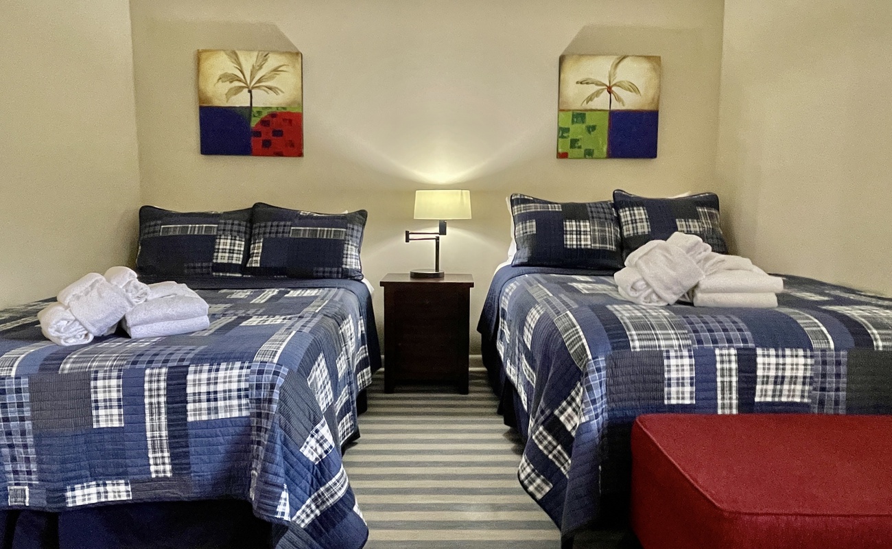 Guest Bedroom with 2 Double Beds